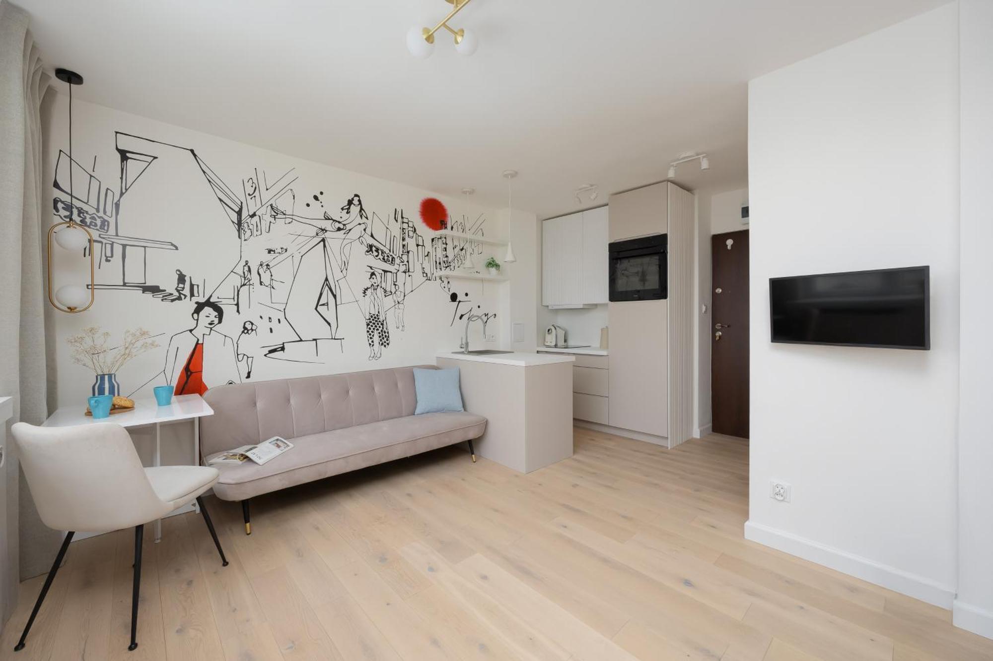 Apartment Stylish Located Near Pge Narodowy By Renters *